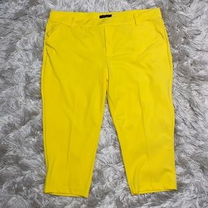 Yellow Pull On Work Pants